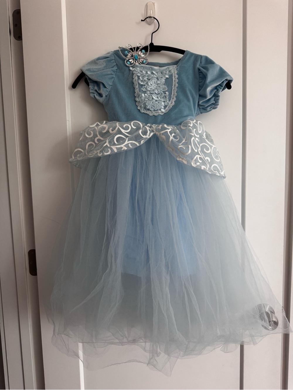 Girls Blue Princess Halloween Costume Dress